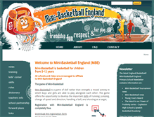 Tablet Screenshot of mini-basketball.org.uk
